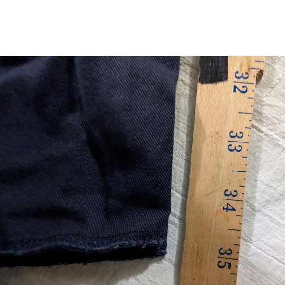 NWOT King Size Pants Big Mens 5XL 55x38 Raw Navy Blue Cotton Elastic‎ Pockets - Picture 6 of 9